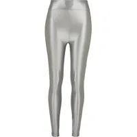 URBAN CLASSICS Shiny Metallic Leggings Dark Silver XS
