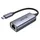 UNITEK USB-C auf RJ45 Adapter 1 m Grau
