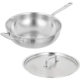 Kuhn Rikon Wok Pfanne + Kochtopf, Silber