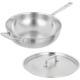 Kuhn Rikon Wok Pfanne + Kochtopf, Silber
