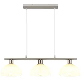 GLOBO Hängeleuchte 1-flg. 120 cm rund/silber