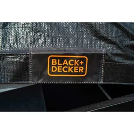 Black & Decker BLACK+DECKER Schwarze Anhängerplane 1,6 x 2,5 m