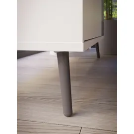 Forte Sideboard Harllson Dekor Weiß / Grau