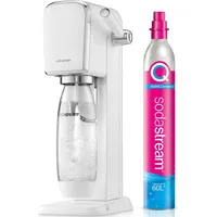 Sodastream Art white + Kunststoffflasche + CO2-Zylinder