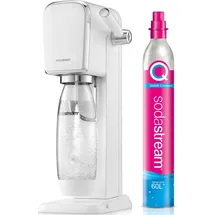 Sodastream Art white + Kunststoffflasche + CO2-Zylinder