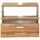 WELLTIME Waschbeckenunterschrank WELLTIME "Ravenna", braun (eichefarben), B:70cm H:59cm T:35cm, Schränke, Waschbeckenunterschrank, Breite 70 cm, Türen mit Anschlagdämpfern