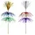 Papstar Deko-Picker 18 cm 1000 St. farbig sortiert