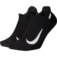 Nike Multiplier Running No-Show-Laufsocken Black/White 38-42