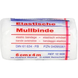 Mullbinden 4mx6cm elastisch