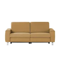 Sofa.de Sofa mit Relaxfunktion Pacific Plus ¦ gelb ¦ Maße (cm): B: 204 H: 89 T: 96
