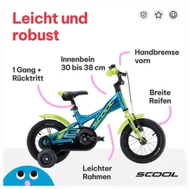 S'COOL XXlite 12 Zoll RH 25 cm blau