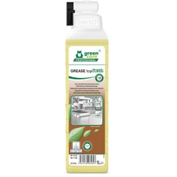 TANA green care GREASE topSwitch Allzweck Küchenreiniger, Hochleistungs Universalreiniger für allen Arten von Schmutz in der Küche, 1 Liter - Dosierflasche