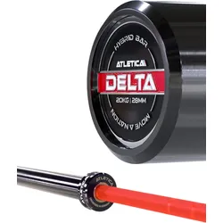 Langhantel | Delta | Electric Red | 20kg | IPF- & IWF-Markierungen Einheitsfarbe NO SIZE
