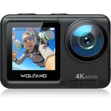 WOLFANG GA420 Action Cam 4K 60FPS Unterwasserkamera Schwarz