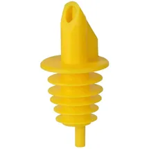 ich-zapfe Ausgiesser Kunststoff, für 0,5 - 1,5 L Flaschen, mit 5 Lamellen, gelb