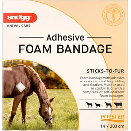 Snögg Animal Polster Bandage 14 cm x 200 cm Weiß