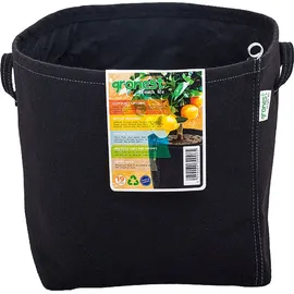 Gronest Stofftopf 19 x 19 x 19 cm Schwarz