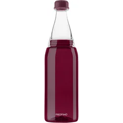 Trinkflasche PROFINO SPARKLE - rot
