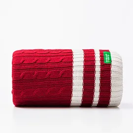 BENETTON 140x190 Cm Decke - Red - One Size