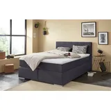 Cotta Boxspringbett Simba, wahlweise mit oder ohne Matratze und Topper, grau