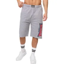 Lonsdale Logo Jam Sportshorts - Marl Grey, - S