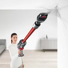 Dyson V11 Fluffy nickel/rot