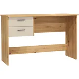 bega office Schreibtisch Kaschmir, Eiche/ Artisan, Holzwerkstoff, 2 Schubladen Schubladen, Wange, 50x77x120 cm Arbeitszimmer, Schreibtische, Bürotische