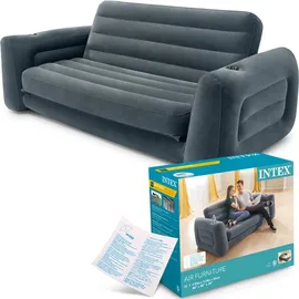 Intex Schlafcouch Futon 2-Sitzer Grau