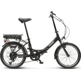 VILLETTE les Vacances, faltbares E-Bike, 6 Sp, 20 Zoll, schwarz