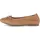 Gabor Ballerina GABOR "Eleganter Ballerina", Damen, Gr. 37,5, braun, Schuhe Ballerina