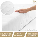 kingmatratzen Matratzenbezug KingBEZUG 120 x 200 cm weiß