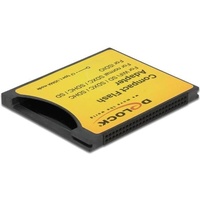 DeLock Adapter CompactFlash Typ I > SD Card, Single-Slot-Cardreader,