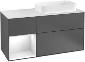 V&B Waschtischunterschrank Finion 120cm, Pl b m, Rg l si G m La, A m