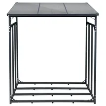 SCHMIDT security tools Kaminholzregal Stahl 143 x 70 x 145 cm Anthrazit