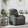 vidaXL Relaxsessel Grau Kunstleder 50 x 97 x 50 cm Grau mit Liegeposition