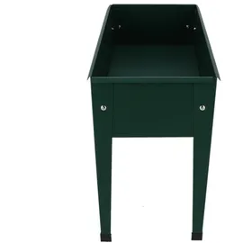 Esschert Design Kinderhochbeet Metall 75 x 50 x 80 cm Dunkelgrün