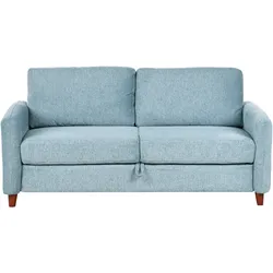 Sofa 3-Sitzer MARE Stoff Blau mit Stauraum