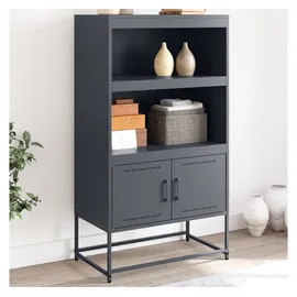vidaXL Highboard Anthrazit 68,5x38,5x123,5 cm Stahl