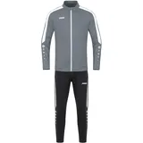 Jako Kinder Trainingsanzug Polyester Power Steingrau, 164