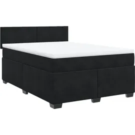 vidaXL Boxspringbett 140 x 200 cm Schwarz