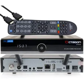 Octagon SF8008 4K UHD E2 Linux Dual WiFi DVB-S2X & DVB-C/T2 USB WLAN