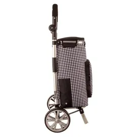 Franky Einkaufstrolley ER10 54 l Schwarz/Weiß