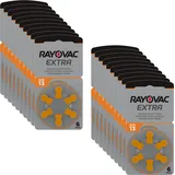 Rayovac 13 Extra Advanced Hörgerätebatterien PR48 / Batterien für Hörgeräte / 13AE,A13,DA13,P13,PR13H, 120 Stück
