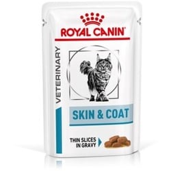 ROYAL CANIN Veterinary Skin & Coat, feine Stückchen in Soße 12x85 g