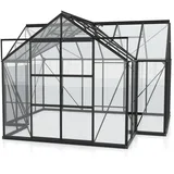 Vitavia Sirius Alu schwarz ESG 3 mm 13 m2 inkl. Fundament