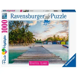 Ravensburger Puzzle Karibische Insel, 1000 Puzzleteile, Made in Germany, FSC® - schützt Wald - weltweit bunt