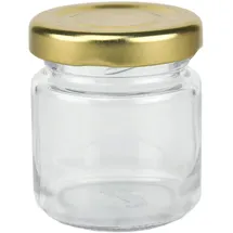 Mambocat 200er Set Sturzglas 53 ml To 43 goldener Deckel incl. Diamant Gelierzauber Rezeptheft,