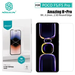 Für POCO F5 Pro Glas Nillkin Amazing H+Pro 0,2 mm Displayschutzfolie aus gehärtetem Glas für POCO F5 Film