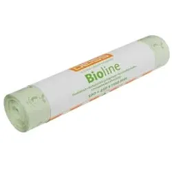 DEISS BIOLINE Bioabfallsäcke 160 Liter ecovio® Biokunststoff 06084 , 1 Rolle = 3 Säcke