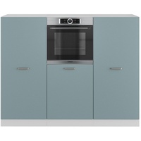 Vicco Küchenzeile R-Line Solid Weiß Blau Grau 180 cm modern Küchenschränke Küchenmöbel